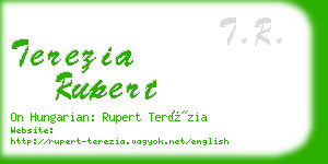 terezia rupert business card